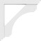 Ekena Millwork Standard Legacy Architectural Grade PVC Bracket With Traditional Ends, 3"W x 30"D x 30"H BKTP03X30X30LEC01 - alternate 4